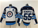Winnipeg Jets #55 Mark Scheifele White Jersey