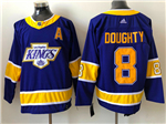 Los Angeles Kings #8 Drew Doughty Purple 2020/21 Reverse Retro Jersey