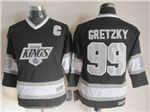 Los Angeles Kings #99 Wayne Gretzky Youth 1993 Vintage CCM Black Jersey