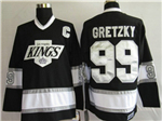 Los Angeles Kings #99 Wayne Gretzky 1993 Vintage CCM Black Jersey