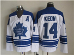 Toronto Maple Leafs #14 Dave Keon 1967 CCM Vintage White Jersey