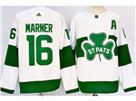 Toronto Maple Leafs #16 Mitchell Marner White 2019 St.Patrick's Day Jersey