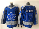 Toronto Maple Leafs #17 Wendel Clark Blue 2020/21 Reverse Retro Jersey