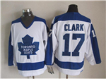 Toronto Maple Leafs #17 Wendel Clark 1978 CCM Vintage White Jersey