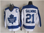 Toronto Maple Leafs #21 Borje Salming 1978 CCM Vintage White Jersey