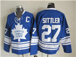 Toronto Maple Leafs #27 Darryl Sittler 1967 CCM Vintage Blue Jersey