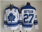 Toronto Maple Leafs #27 Darryl Sittler 1967 CCM Vintage White Jersey
