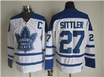 Toronto Maple Leafs #27 Darryl Sittler 1964 CCM Vintage White Jersey