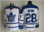 Toronto Maple Leafs #28 Tie Domi 1964 CCM Vintage White Jersey
