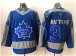Toronto Maple Leafs #34 Auston Matthews Blue 2020/21 Reverse Retro Jersey