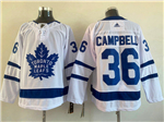 Toronto Maple Leafs #36 Jack Campbell White Jersey