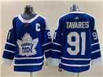 Toronto Maple Leafs #91 Jason Spezza Blue Reverse Retro 2.0 Jersey