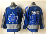 Toronto Maple Leafs #91 John Tavares Blue 2020/21 Reverse Retro Jersey