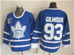Toronto Maple Leafs #93 Doug Gilmour 1991 CCM Vintage 75th Blue Jersey