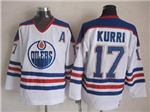 Edmonton Oilers #17 Jari Kurri 1987 CCM Vintage White Jersey