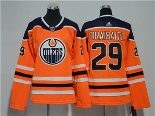 Edmonton Oilers #29 Leon Draisaitl Women's Orange Jersey