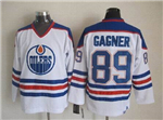 Edmonton Oilers #89 Sam Gagner CCM Vintage White Jersey