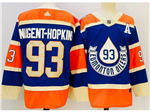 Edmonton Oilers #93 Ryan Nugent-Hopkins Royal Blue 2023 Heritage Classic Jersey
