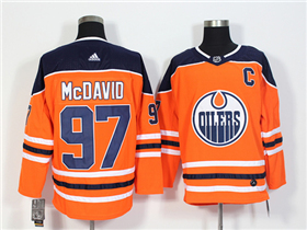 Edmonton Oilers #97 Connor McDavid Orange Jersey