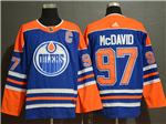 Edmonton Oilers #97 Connor McDavid Youth Royal Blue Jersey
