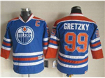 Edmonton Oilers #99 Wayne Gretzky Youth 1987 CCM Vintage Blue Jersey