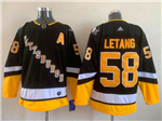 Pittsburgh Penguins #58 Kris Letang 2021/22 Alternate Black Jersey