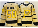 Pittsburgh Penguins #58 Kris Letang Cream 2023 Winter Classic Jersey