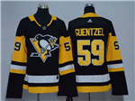 Pittsburgh Penguins #59 Jake Guentzel Women's Black Jersey