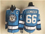 Pittsburgh Penguins #66 Mario Lemieux 1969 Vintage CCM Blue Jersey