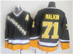 Pittsburgh Penguins #71 Evgeni Malkin 1996 CCM Vintage Black Jersey