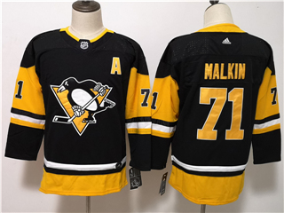 Pittsburgh Penguins #71 Evgeni Malkin Youth Black Jersey