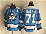 Pittsburgh Penguins #71 Evgeni Malkin 1969 Vintage CCM Blue Jersey