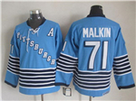 Pittsburgh Penguins #71 Evgeni Malkin 1967 Vintage CCM Blue Jersey