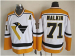 Pittsburgh Penguins #71 Evgeni Malkin 1996 Vintage CCM White Jersey