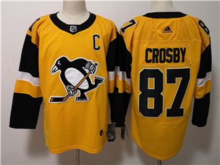 Pittsburgh Penguins #87 Sidney Crosby Alternate Gold Jersey