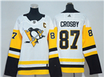 Pittsburgh Penguins #87 Sidney Crosby Women's White Jersey