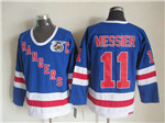 New York Rangers #11 Mark Messier CCM 75th Blue Jersey