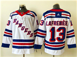 New York Rangers #13 Alexis Lafreniere White Jersey