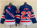 New York Rangers #23 Adam Fox Home Royal Blue Jersey