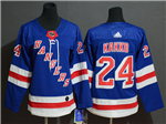 New York Rangers #24 Kaapo Kakko Women's Home Royal Blue Jersey