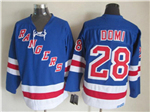 New York Rangers #28 Tie Domi CCM Vintage Blue Jersey