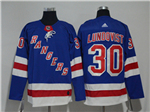 New York Rangers #30 Henrik Lundqvist Home Royal Blue Jersey