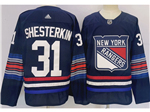 New York Rangers #31 Igor Shesterkin Navy Alternate Jersey