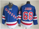 New York Rangers #68 Jaromir Jagr CCM Vintage Blue Jersey
