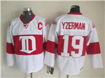 Detroit Red Wings #19 Steve Yzerman CCM Vintage White Jersey