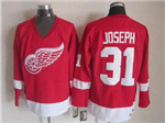 Detroit Red Wings #31 Curtis Joseph CCM Vintage Red Jersey