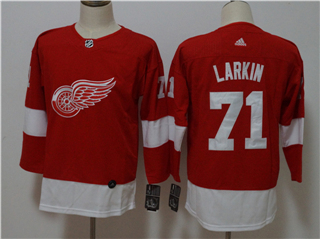 Detroit Red Wings #71 Dylan Larkin Youth Red Jersey