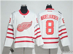 Detroit Red Wings #8 Justin Abdelkader White 2017 Centennial Classic Jersey