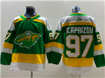 Minnesota Wild #97 Kirill Kaprizov Green Reverse Retro 2.0 Jersey
