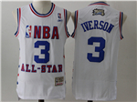 2003 NBA All-Star Game Eastern Conference #3 Allen Iverson White Hardwood Classic Jersey
